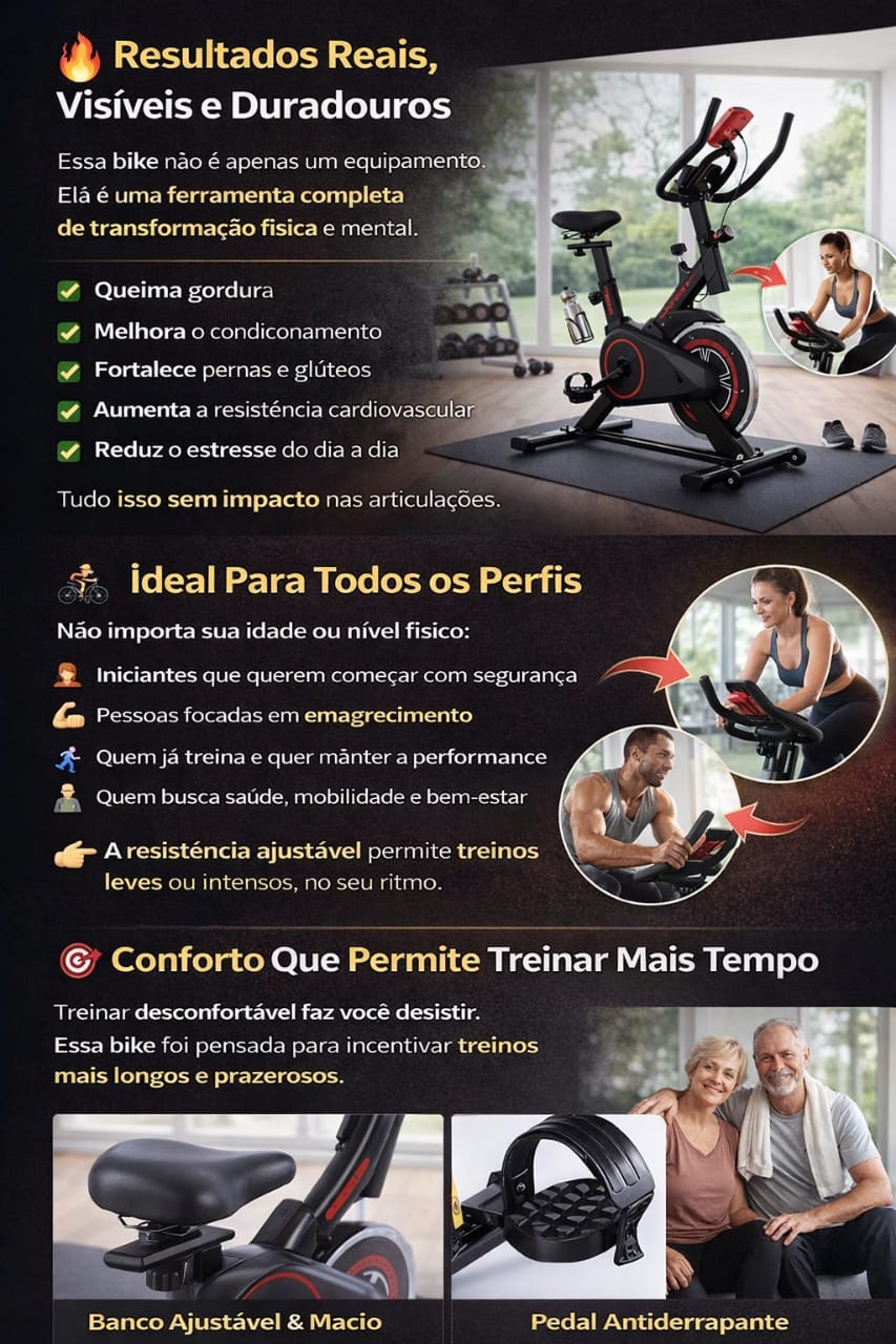 Bike Ergométrica - Características